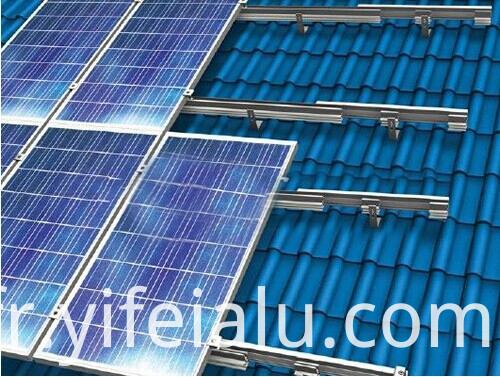 Profil en aluminium pour cadre solaire Aluminum Profile for Solar Frame